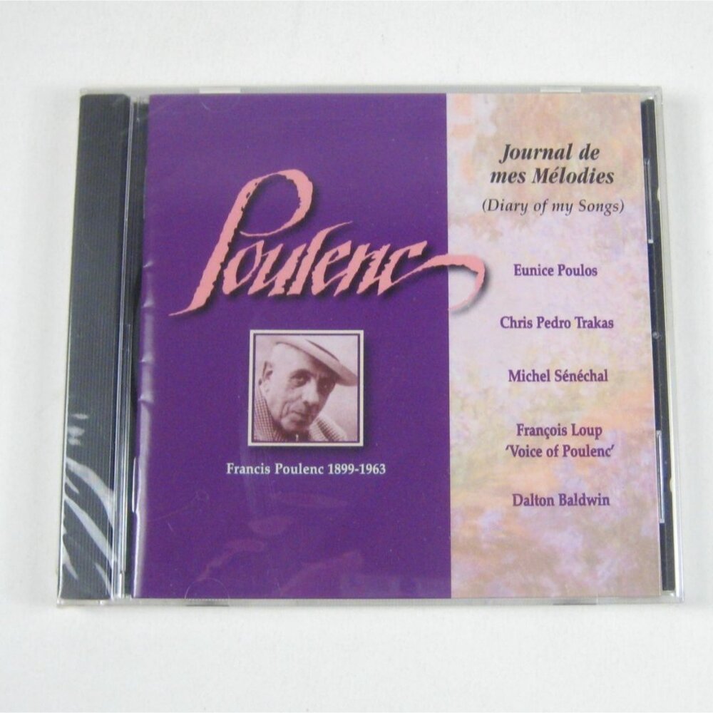 Francis Poulenc Journal De Mes Mélodies Diary Of My Songs CD Eunice Poulos